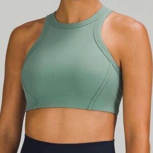 Lululemon Ribbed Nulu High-Neck Yoga Bra